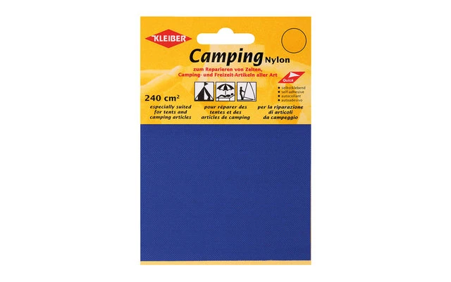 Kleiber Camping Nylon Reparaturflicken Dunkelbraun (2 Stück) 1 Kleiber Camping Nylon Reparaturflicken Dunkelbraun (2 Stück)