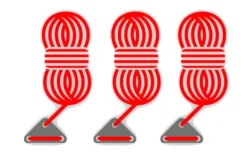 Bent Abspannleinen 3er Set Red