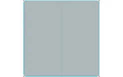 Bent Zip-Carpet Verbindbarer Teppich 250 X 250 Cm Caribbean