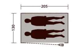 Outwell Freistehendes Innenzelt Blau -Abenteuer Zelt Verkauf 439200 3116115