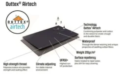 Outwell Hayward Lake 4ATC Tunnelzelt -Abenteuer Zelt Verkauf 487850 3587299