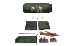 Origin Outdoors Snugly Kuppelzelt 1 Person -Abenteuer Zelt Verkauf 528651 3493432