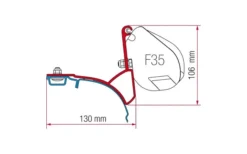 Fiamma F35 Pro Kit Standard -Abenteuer Zelt Verkauf 57445 12397