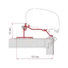 Fiamma Adapter Caravan Roof 400 CM Passend Für F80 F65