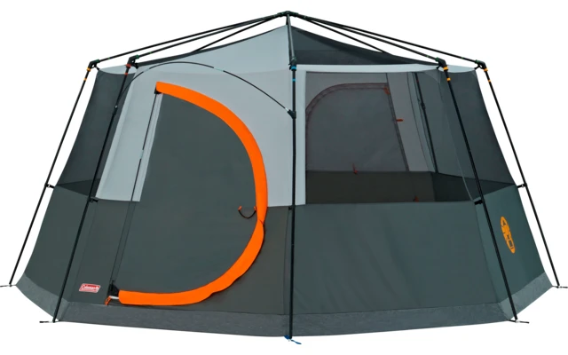 Coleman Octagon Familienzelt Für 8 Personen Orange 1 Coleman Octagon Familienzelt Für 8 Personen Orange