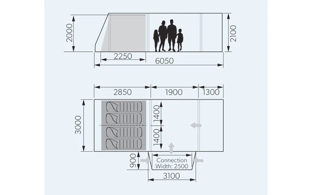 Dometic Rarotonga DA FTT 401 AIR LH Aufblasbares Driveaway Vorzelt 3 M Modell Links 6 Dometic Rarotonga DA FTT 401 AIR LH Aufblasbares Driveaway Vorzelt 3 M Modell Links – Bild 6