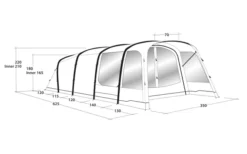 Outwell Avondale 5PA Tunnelzelt -Abenteuer Zelt Verkauf 737546 4971980
