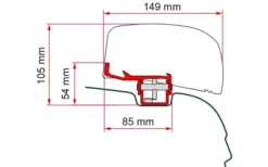 Fiamma Adapter Kit F40van VW T5/T6 Ab 2003