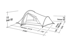 Robens Challenger 3XE Tunnelzelt Grün -Abenteuer Zelt Verkauf 771890 5131130