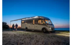 Fiamma F80L 450 Markise Gehäusefarbe Titanium Tuchfarbe Royal Blue 450 Cm -Abenteuer Zelt Verkauf 804077 5265632