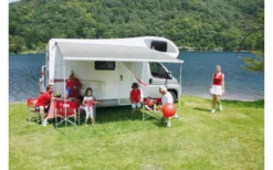 Fiamma F45L 450 Markise Gehäusefarbe Polar White Tuchfarbe Royal Grey 450 Cm -Abenteuer Zelt Verkauf 808556 5279069