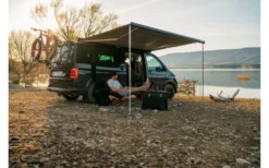 Fiamma F45s 300 Markise Für VW T5/T6/Multivan/Transporter Tuchfarbe Royal Grey Long WB 300 Cm Gehäusefarbe Deep Black Linkslenker -Abenteuer Zelt Verkauf 808874 5279267 1