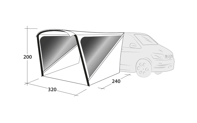 Outwell Zelt Touring Shelter Air 4 Outwell Zelt Touring Shelter Air – Bild 4